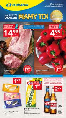 LEWIATAN - gazetka promocyjna Mamy TO w Lewiatanie – woj. wielkopolskie od czwartku 30.07 do środy 05.08