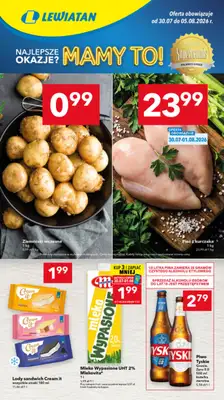 LEWIATAN - gazetka promocyjna Mamy TO w Lewiatanie – Górny Śląsk i Łódź od czwartku 30.07 do środy 05.08