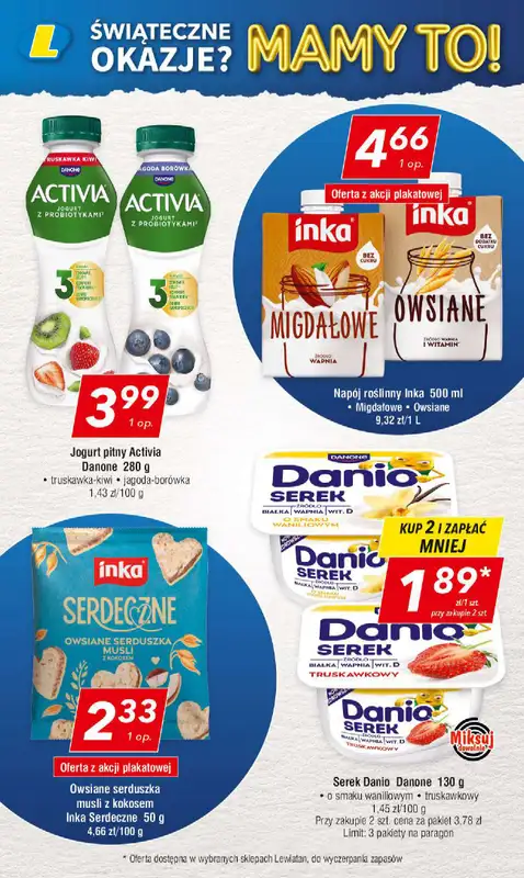 LEWIATAN - gazetka promocyjna Mamy TO w Lewiatanie – woj. małopolskie od czwartku 30.07 do środy 05.08 - strona 5