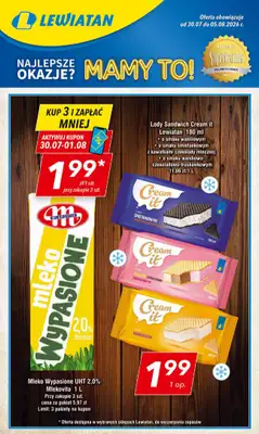 LEWIATAN - gazetka promocyjna Mamy TO w Lewiatanie – woj. małopolskie od czwartku 30.07 do środy 05.08