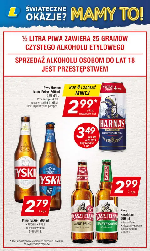 LEWIATAN - gazetka promocyjna Mamy TO w Lewiatanie – woj. małopolskie od czwartku 30.07 do środy 05.08 - strona 9