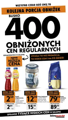 Intermarche - gazetka promocyjna Jeszcze więcej obniżek od czwartku 30.07 do środy 05.08