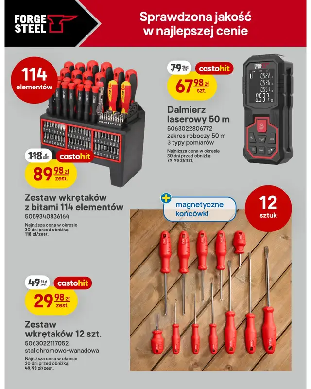 Castorama - gazetka promocyjna Narzędzia od środy 29.07 do wtorku 11.08 - strona 8