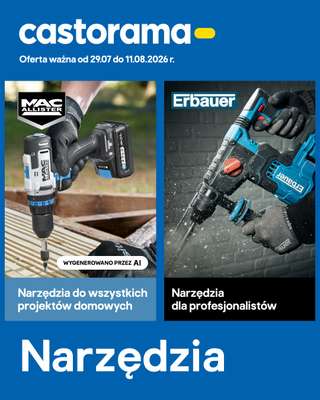 Castorama - gazetka promocyjna Narzędzia od środy 29.07 do wtorku 11.08