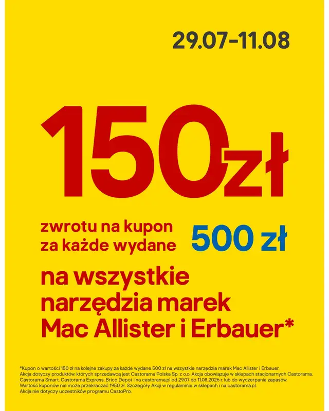 Castorama - gazetka promocyjna Narzędzia od środy 29.07 do wtorku 11.08 - strona 2