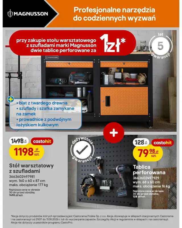 Castorama - gazetka promocyjna Narzędzia od środy 29.07 do wtorku 11.08 - strona 11