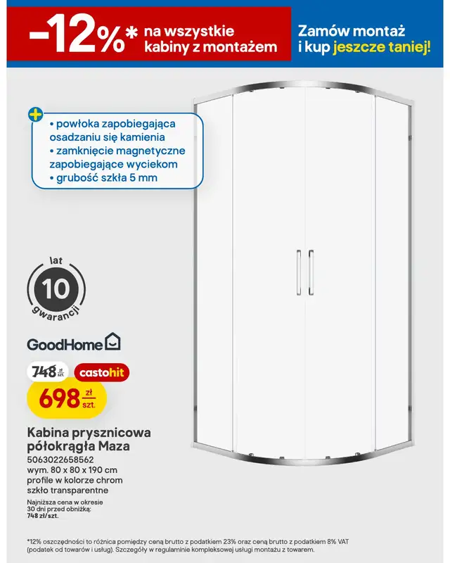 Castorama - gazetka promocyjna Łazienka i kuchnia od środy 29.07 do wtorku 11.08 - strona 7