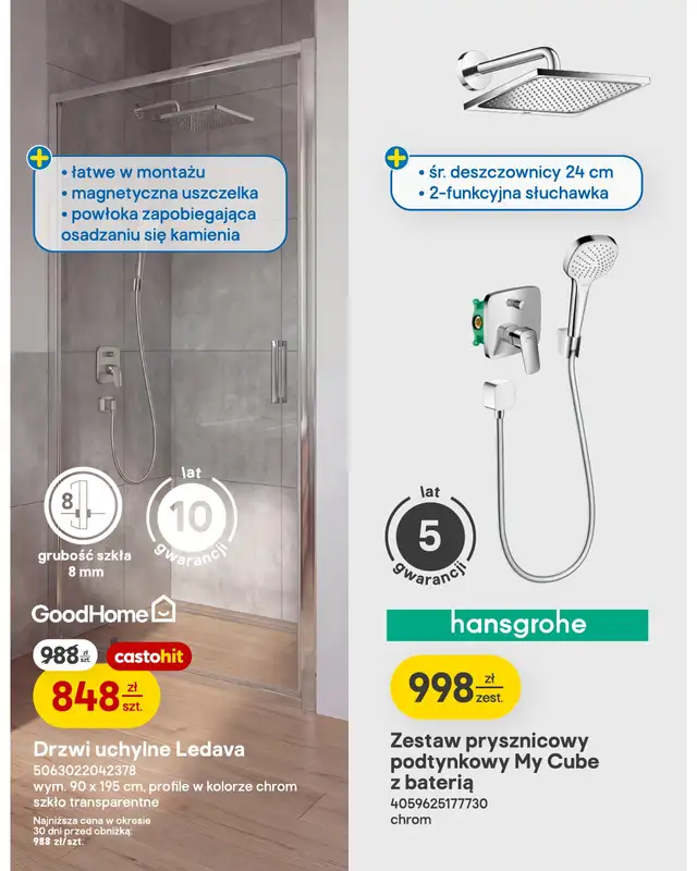 Castorama - gazetka promocyjna Łazienka i kuchnia od środy 29.07 do wtorku 11.08 - strona 9