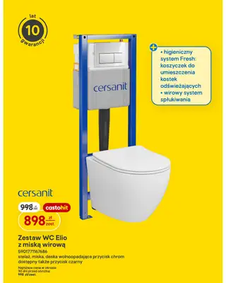 Castorama - gazetka promocyjna Łazienka i kuchnia od środy 29.07 do wtorku 11.08 - strona 10