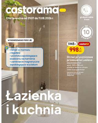 Castorama - gazetka promocyjna Łazienka i kuchnia od środy 29.07 do wtorku 11.08