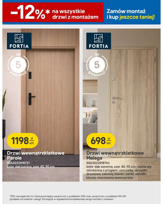 Castorama - gazetka promocyjna Drzwi i podłogi od środy 29.07 do wtorku 11.08 - strona 2