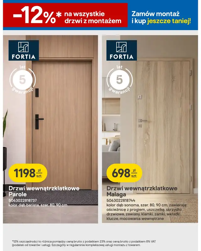 Castorama - gazetka promocyjna Drzwi i podłogi od środy 29.07 do wtorku 11.08 - strona 2