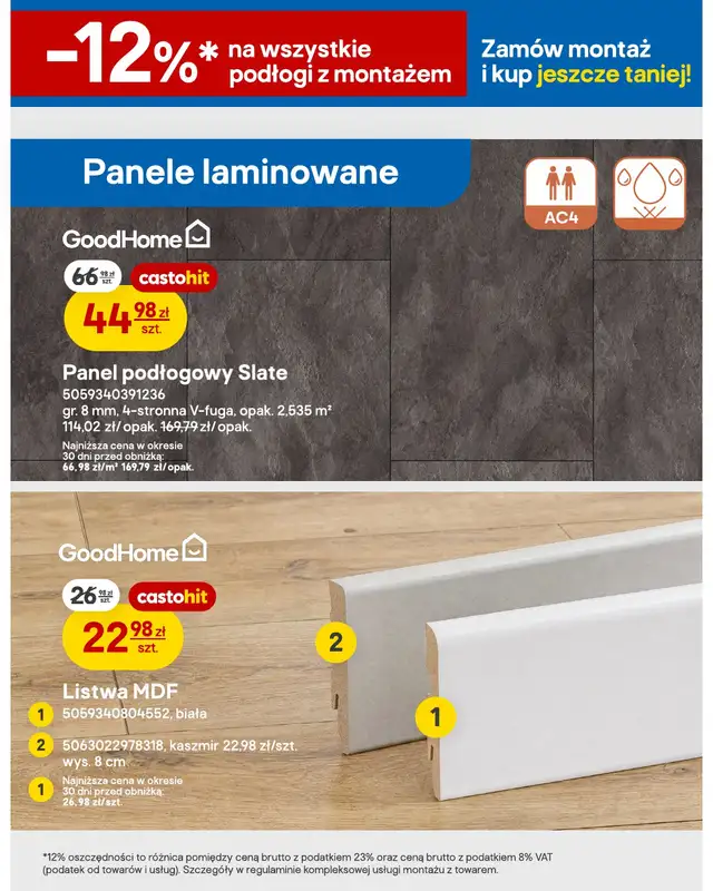 Castorama - gazetka promocyjna Drzwi i podłogi od środy 29.07 do wtorku 11.08 - strona 13