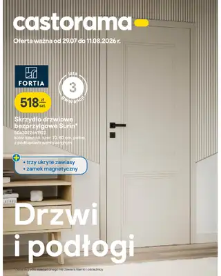 Castorama - gazetka promocyjna Drzwi i podłogi od środy 29.07 do wtorku 11.08