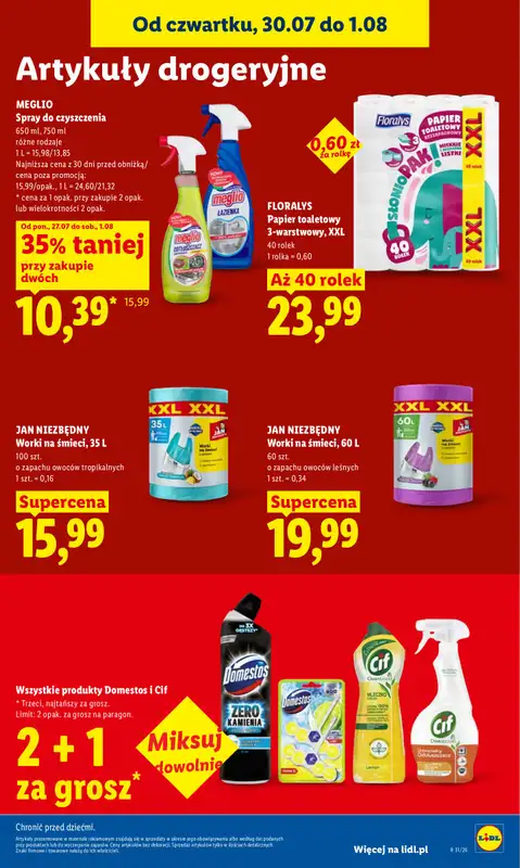 Lidl - gazetka promocyjna Oferta od czwartku od czwartku 30.07 do soboty 01.08 - strona 93