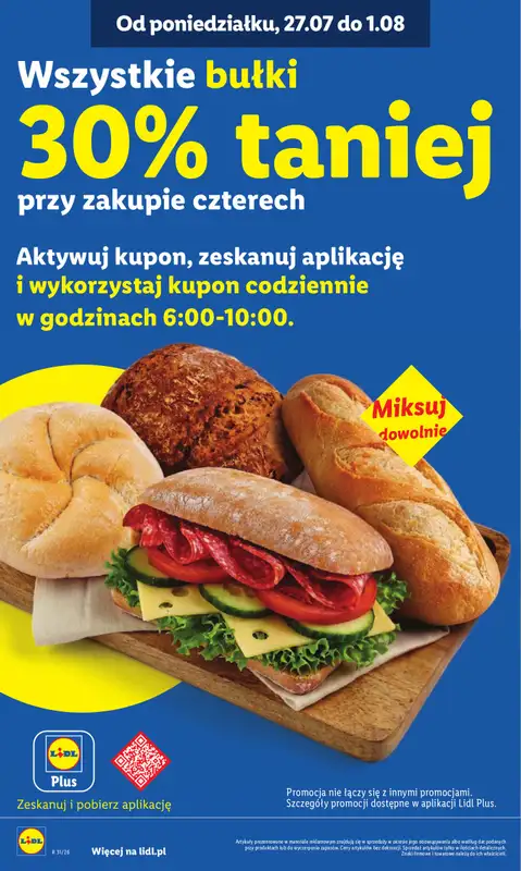 Lidl - gazetka promocyjna Oferta od czwartku od czwartku 30.07 do soboty 01.08 - strona 22
