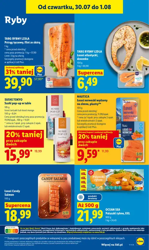 Lidl - gazetka promocyjna Oferta od czwartku od czwartku 30.07 do soboty 01.08 - strona 67