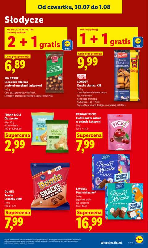 Lidl - gazetka promocyjna Oferta od czwartku od czwartku 30.07 do soboty 01.08 - strona 85