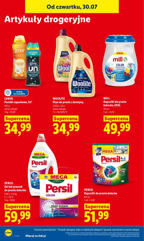 Lidl - gazetka promocyjna Oferta od czwartku od czwartku 30.07 do soboty 01.08 - strona 92