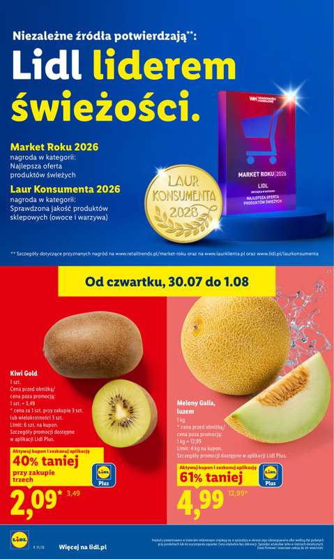 Lidl - gazetka promocyjna Oferta od czwartku od czwartku 30.07 do soboty 01.08 - strona 46