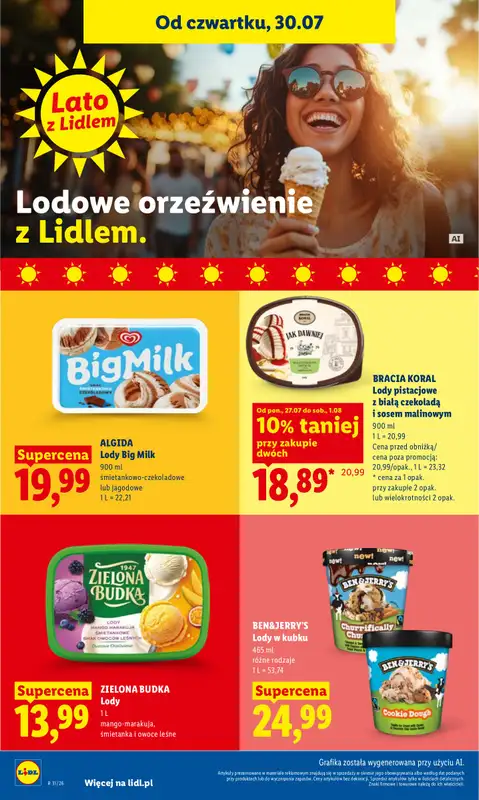 Lidl - gazetka promocyjna Oferta od czwartku od czwartku 30.07 do soboty 01.08 - strona 72