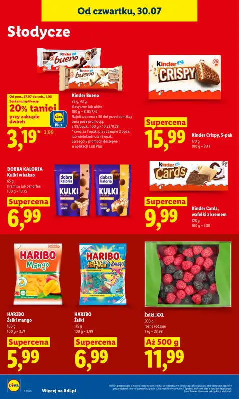 Lidl - gazetka promocyjna Oferta od czwartku od czwartku 30.07 do soboty 01.08 - strona 84