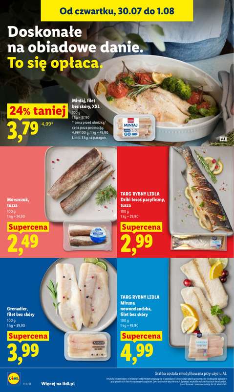 Lidl - gazetka promocyjna Oferta od czwartku od czwartku 30.07 do soboty 01.08 - strona 66