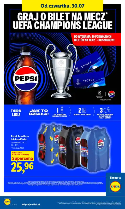Lidl - gazetka promocyjna Oferta od czwartku od czwartku 30.07 do soboty 01.08 - strona 74