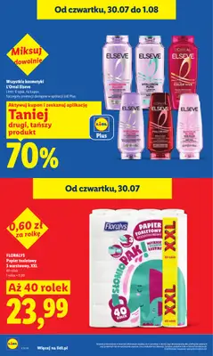 Lidl - gazetka promocyjna Oferta od czwartku od czwartku 30.07 do soboty 01.08 - strona 30