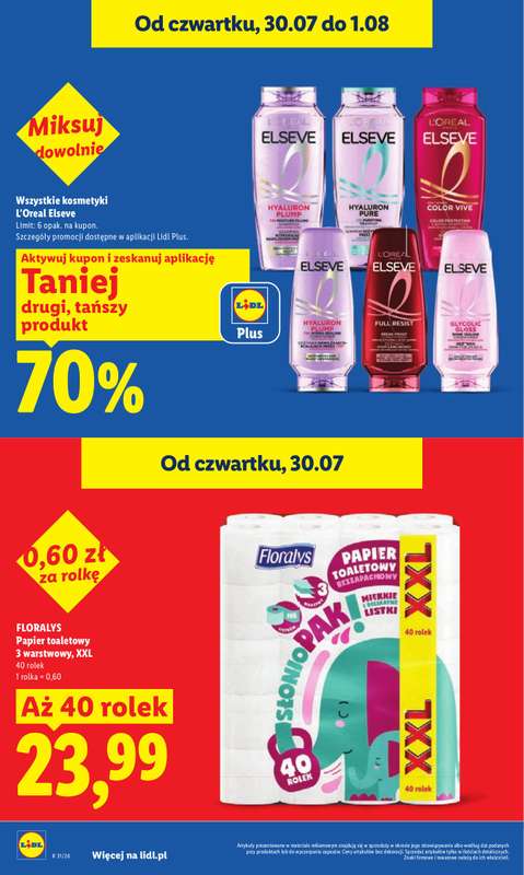 Lidl - gazetka promocyjna Oferta od czwartku od czwartku 30.07 do soboty 01.08 - strona 30