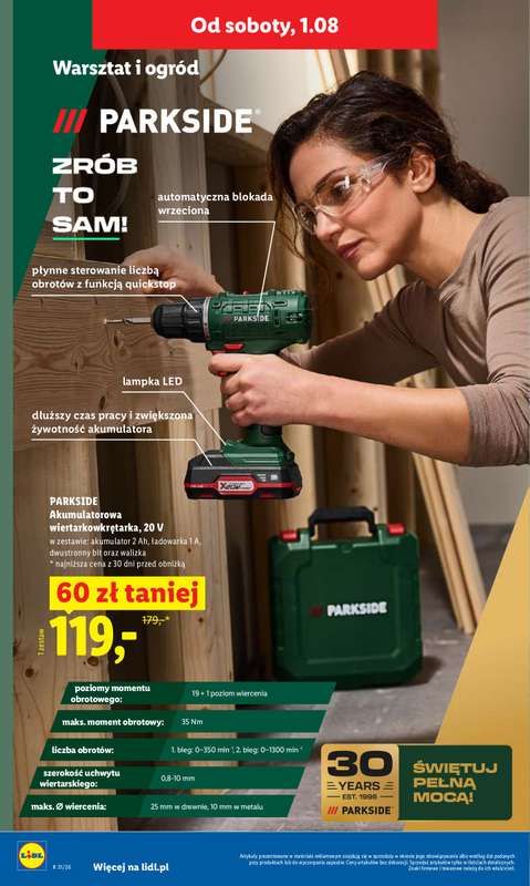 Lidl - gazetka promocyjna Oferta od czwartku od czwartku 30.07 do soboty 01.08 - strona 42