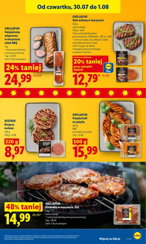 Lidl - gazetka promocyjna Oferta od czwartku od czwartku 30.07 do soboty 01.08 - strona 61