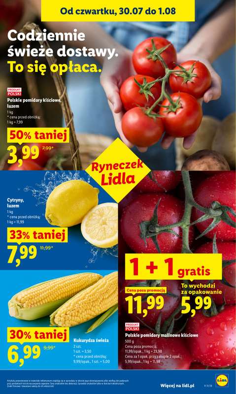 Lidl - gazetka promocyjna Oferta od czwartku od czwartku 30.07 do soboty 01.08 - strona 49