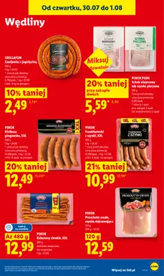 Lidl - gazetka promocyjna Oferta od czwartku od czwartku 30.07 do soboty 01.08 - strona 65