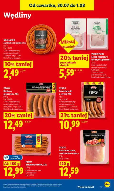 Lidl - gazetka promocyjna Oferta od czwartku od czwartku 30.07 do soboty 01.08 - strona 65