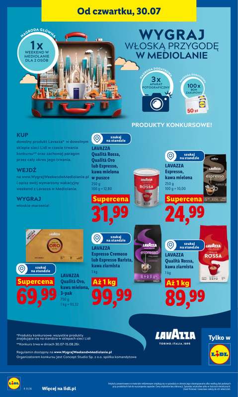 Lidl - gazetka promocyjna Oferta od czwartku od czwartku 30.07 do soboty 01.08 - strona 86