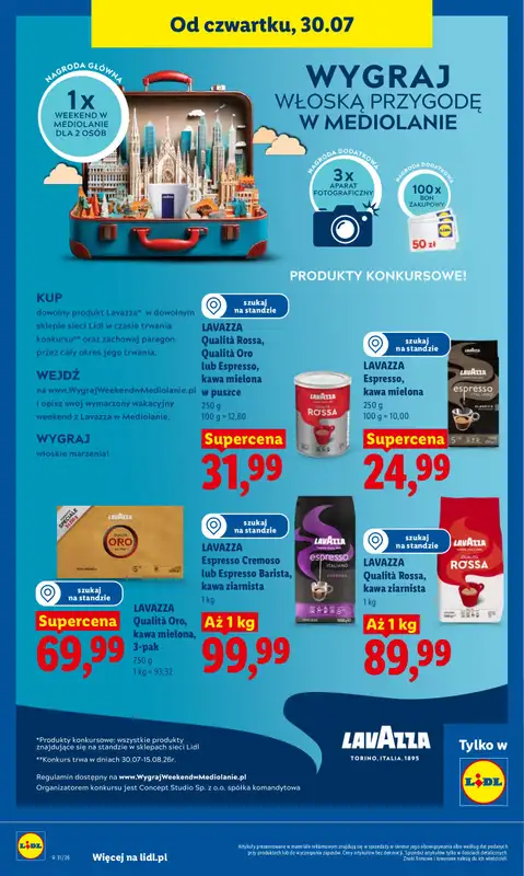 Lidl - gazetka promocyjna Oferta od czwartku od czwartku 30.07 do soboty 01.08 - strona 86