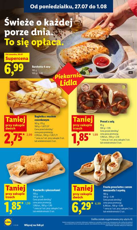 Lidl - gazetka promocyjna Oferta od czwartku od czwartku 30.07 do soboty 01.08 - strona 58