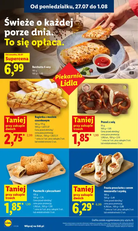Lidl - gazetka promocyjna Oferta od czwartku od czwartku 30.07 do soboty 01.08 - strona 58