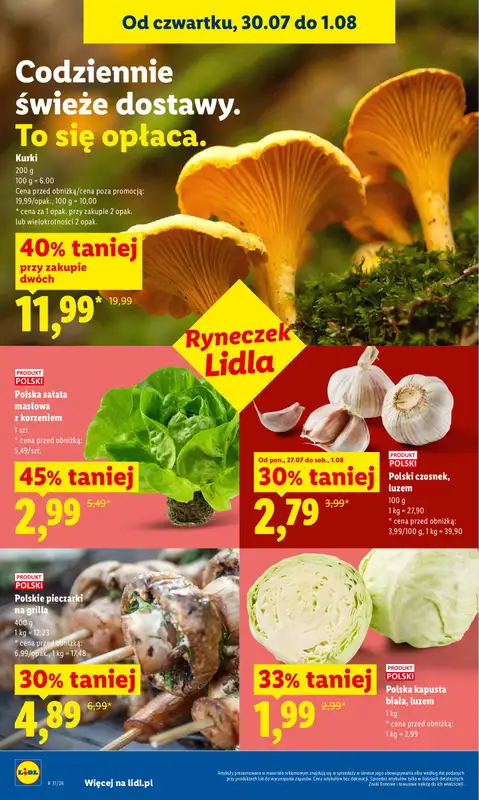 Lidl - gazetka promocyjna Oferta od czwartku od czwartku 30.07 do soboty 01.08 - strona 48