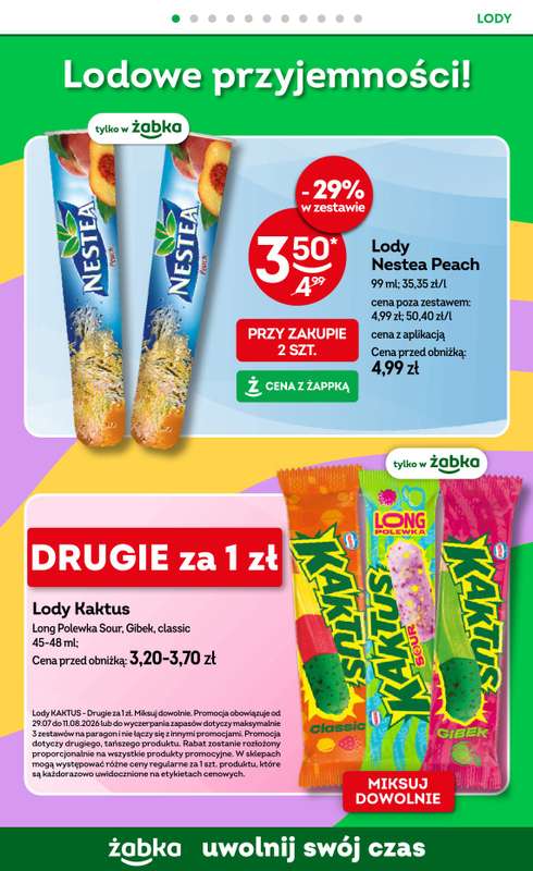 Żabka - gazetka promocyjna Gazetka od środy 29.07 do wtorku 11.08 - strona 48