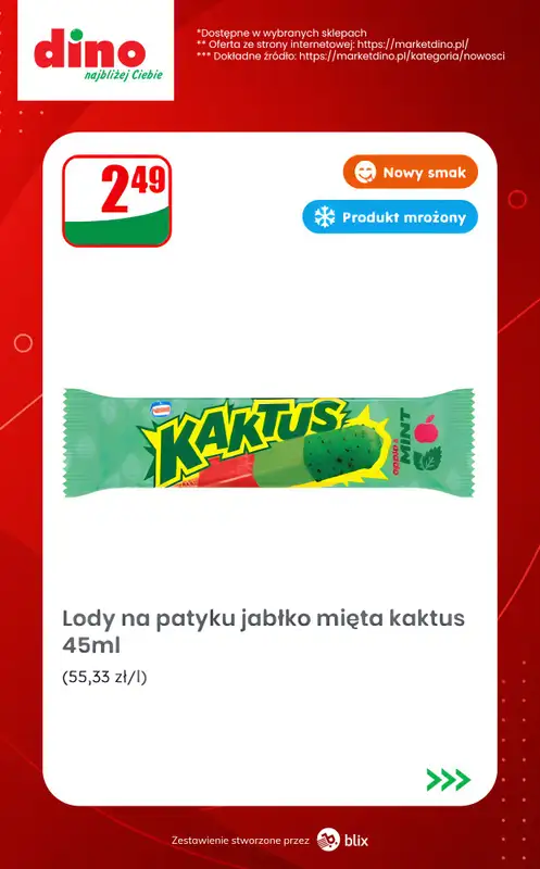 Dino - gazetka promocyjna Nowości w Dino! od środy 29.07  - strona 6
