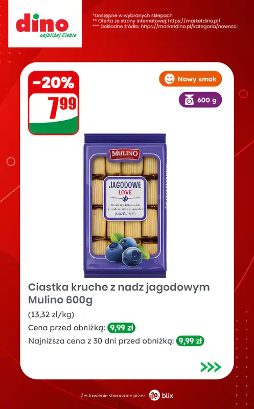 Dino - gazetka promocyjna Nowości w Dino! od środy 29.07  - strona 4