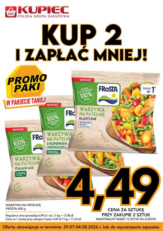 Kupiec - gazetka promocyjna Promopaki od środy 29.07 do wtorku 04.08 - strona 6