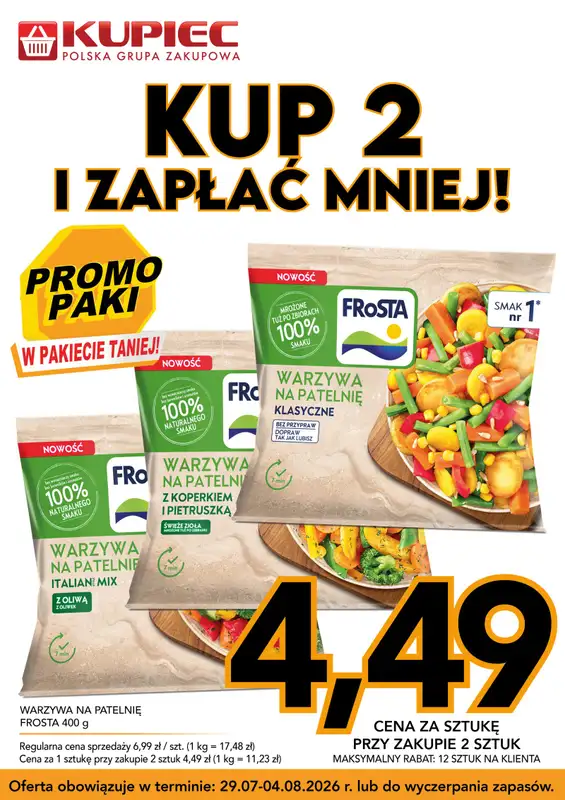 Kupiec - gazetka promocyjna Promopaki od środy 29.07 do wtorku 04.08 - strona 6