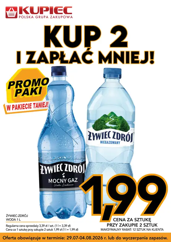 Kupiec - gazetka promocyjna Promopaki od środy 29.07 do wtorku 04.08 - strona 14