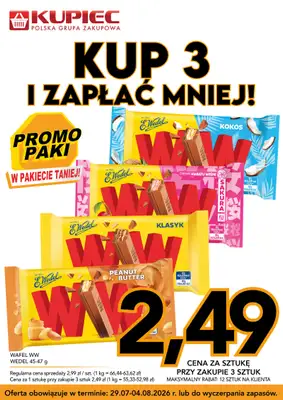 Kupiec - gazetka promocyjna Promopaki od środy 29.07 do wtorku 04.08 - strona 13