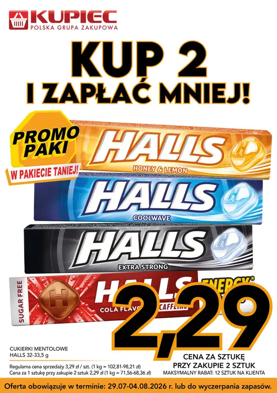 Kupiec - gazetka promocyjna Promopaki od środy 29.07 do wtorku 04.08 - strona 8
