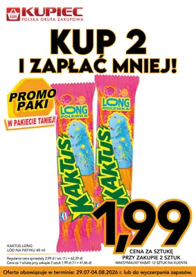 Kupiec - gazetka promocyjna Promopaki od środy 29.07 do wtorku 04.08 - strona 9