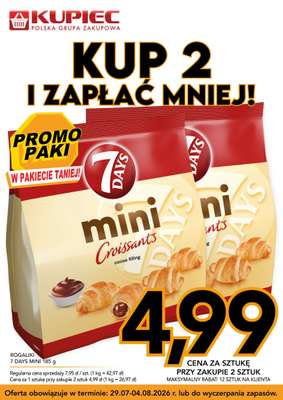 Kupiec - gazetka promocyjna Promopaki od środy 29.07 do wtorku 04.08